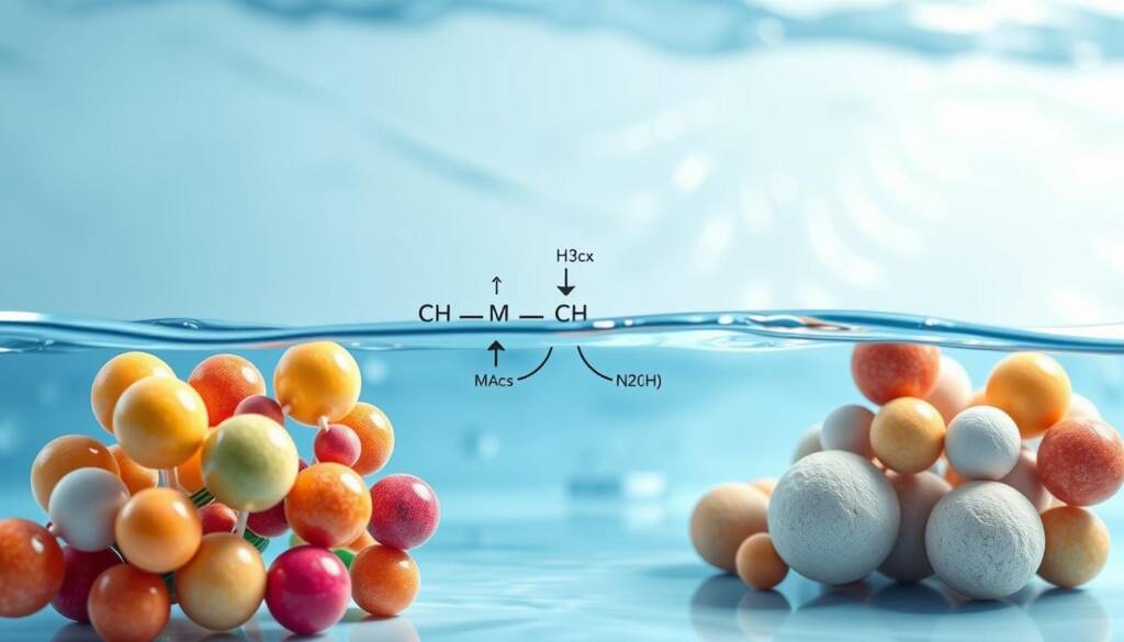 Chemische Zusammensetzung von Wasserhärte