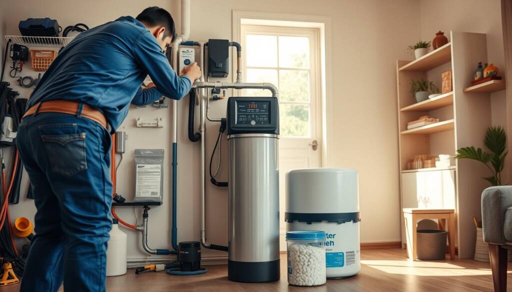 Enthärtungsanlage Einfamilienhaus Installation Enthärtungsanlage Einfamilienhaus Installation