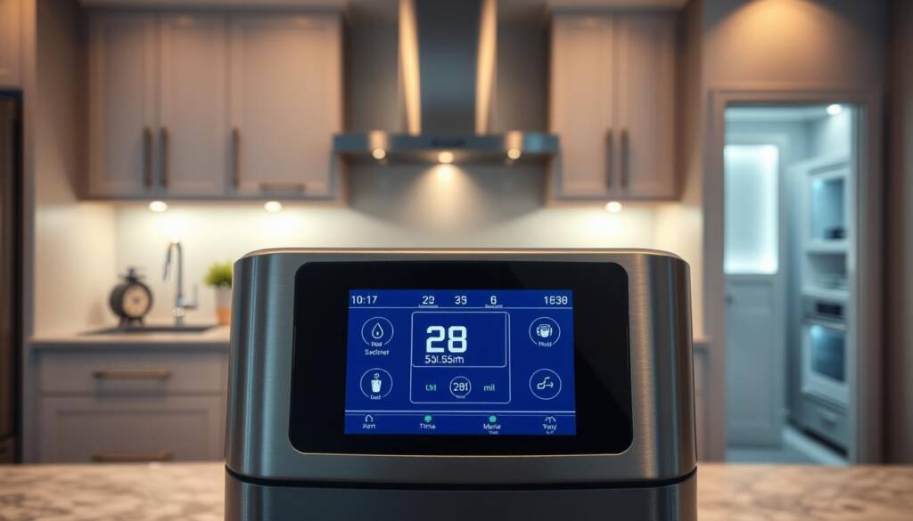 Technische Details Wasserenthärtung Display