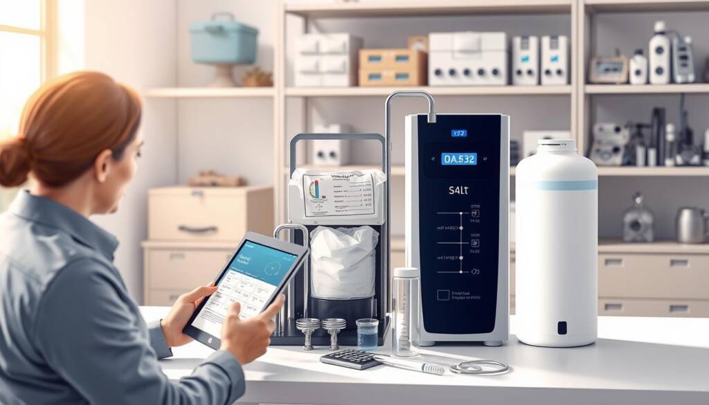 Wasseranalyse Salzverbrauch Berechnung